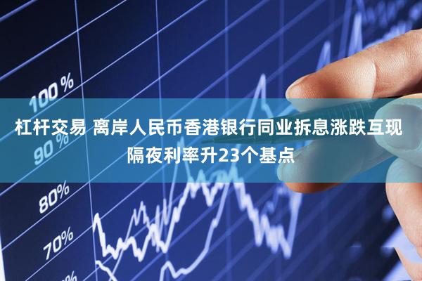 杠杆交易 离岸人民币香港银行同业拆息涨跌互现 隔夜利率升23个基点
